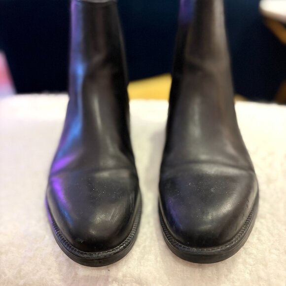 Black Leather Chelsea Boots – Size 39 - Picture 4 of 4